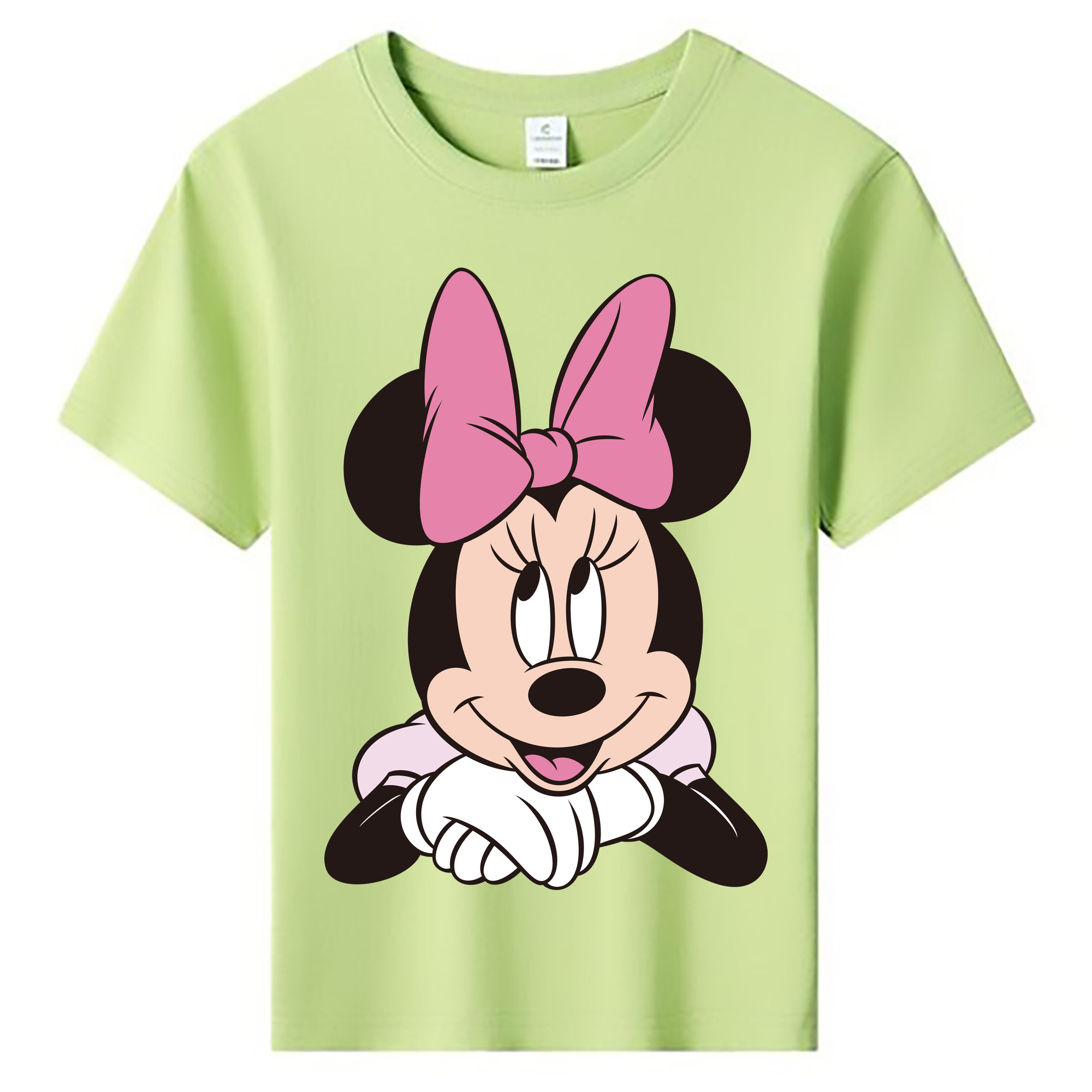 ミッキーマウス Mickey Mouse 綿100％キッズTシャツ（フロントプリント）